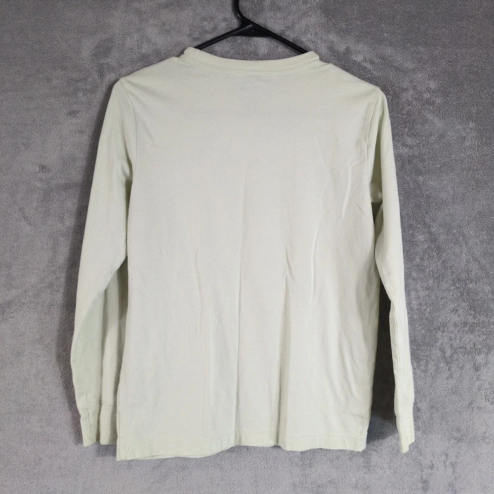 Hurley Boys Sage Green Mountain Graphic Long‎ Sleeve Shirt Size L 12-13 YRS
